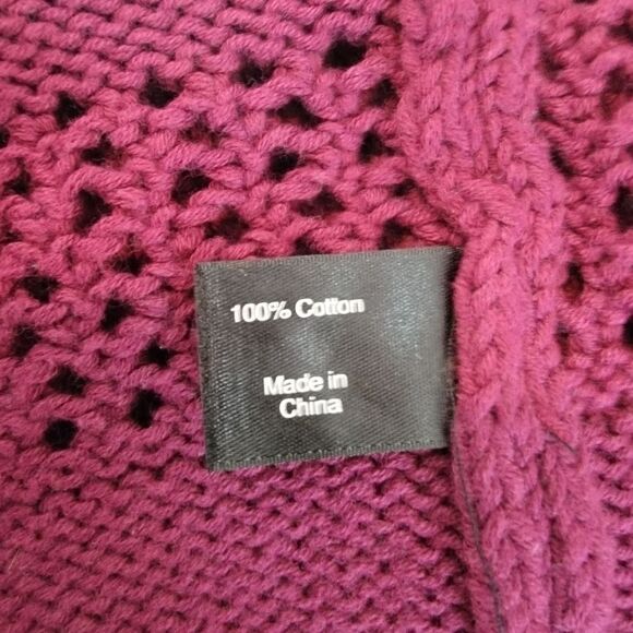 Lane Bryant open front weave cardigan sweater 22/24 - Picture 7 of 7